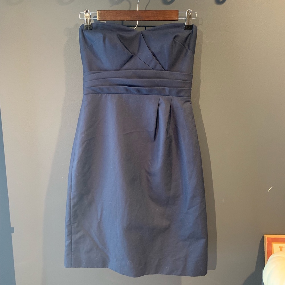 J.Crew navy bridesmaids dress!